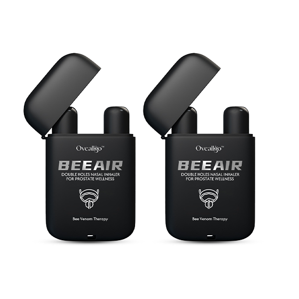 ✅Official Store: Oveallgo™ BeeAir Double Holes Nasal Inhaler for prostate Wellness👨⚕️British Urological Association (BAUS) Approved (Reducing prostate swelling, pain, discomfort, soreness, and urinary fatigue)