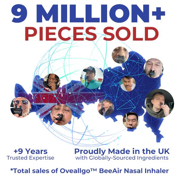 ✅Official Store: Oveallgo™ BeeAir Double Holes Nasal Inhaler for prostate Wellness👨⚕️British Urological Association (BAUS) Approved (Reducing prostate swelling, pain, discomfort, soreness, and urinary fatigue)