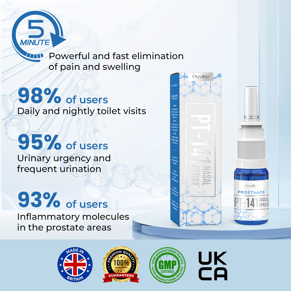 ✅Official Store: Oveallgo™ PRO ProstaAce PT-141 Nasal Spray👨⚕️British Urological Association (BAUS) Approved (Reducing prostate swelling, pain, discomfort, soreness, and urinary fatigue)