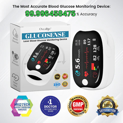 Oveallgo™ GlucoSense Laser Blood Glucose Monitoring Device (Made in USA)