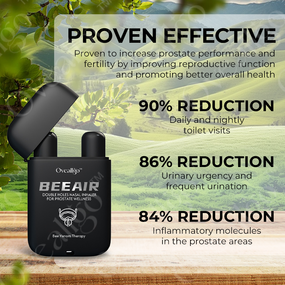 Oveallgo™ NEW BeeAir Double Holes Nasal Inhaler for prostate Wellness