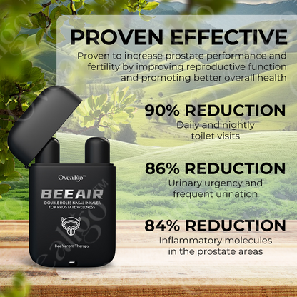 Oveallgo™ NEW BeeAir Double Holes Nasal Inhaler for prostate Wellness