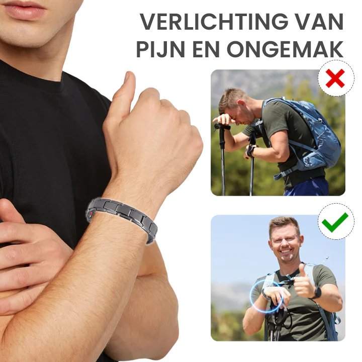 Oveallgo™ EX Titanium Magentique Prostaat Wellness Armband