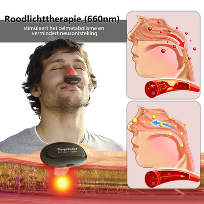 Oveallgo™ RespiRelief Rood Licht Neustherapie Instrument