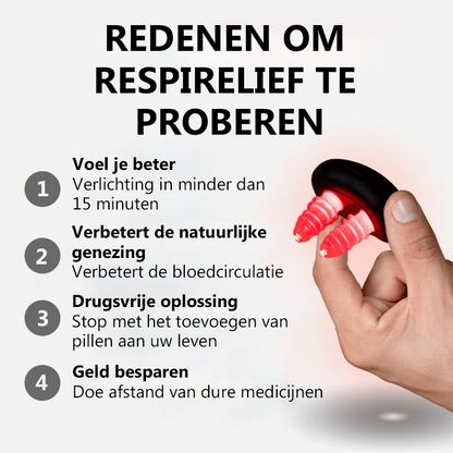 Oveallgo™ RespiRelief Rood Licht Neustherapie Instrument