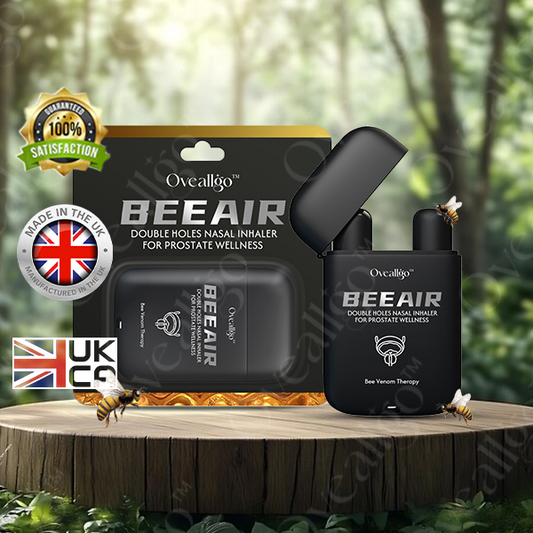 ✅Official Store: Oveallgo™ New BeeAir Double Holes Nasal Inhaler for prostate Wellness👨‍⚕️British Urological Association (BAUS) Approved (Reducing prostate swelling, pain, discomfort, soreness, and urinary fatigue)