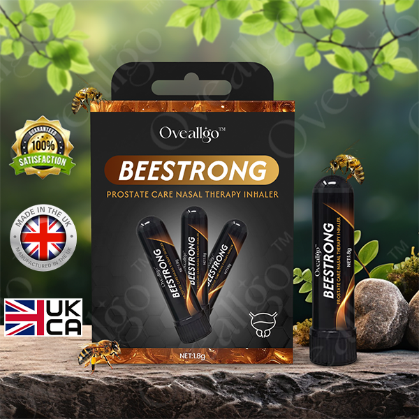 ✅Official Store: Oveallgo™ Ultra BeeStrong Prostate Care Nasal Therapy Inhaler👨‍⚕️British Urological Association (BAUS) Approved (Reducing prostate swelling, pain, discomfort, soreness, and urinary fatigue)