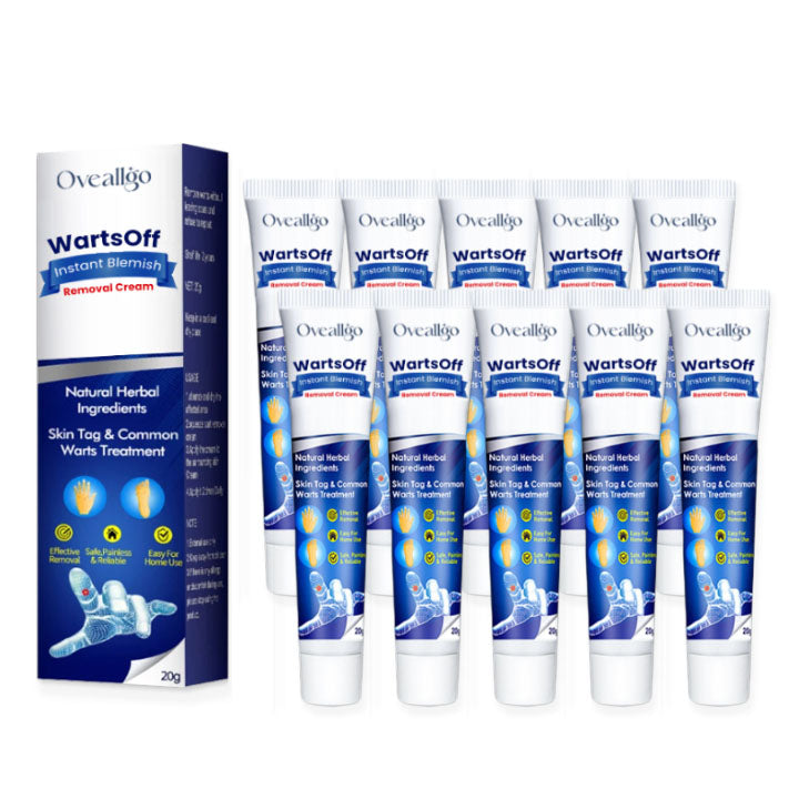 🔷 Official Store: Oveallgo™ WartsOff Instant Blemish Removal Cream👩‍⚕️British Association of Dermatologists (BAD）Approved (Skin Tags, Warts, Dark Spots Removal)